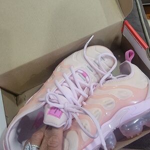 Nike Women's Sneakers - Pink and White